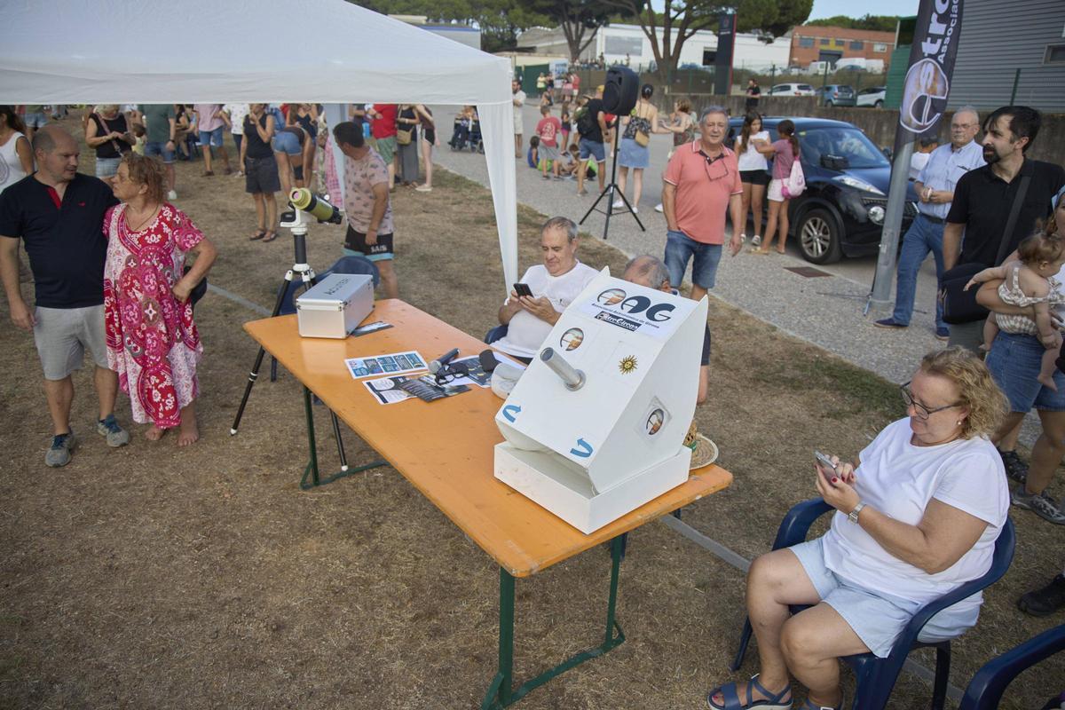 L'eclipsi a Llagostera