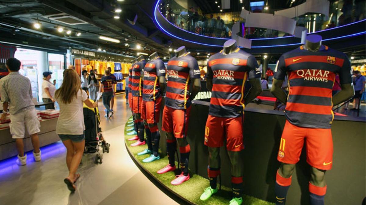 La camiseta del FC Barcelona, la segunda más vendida