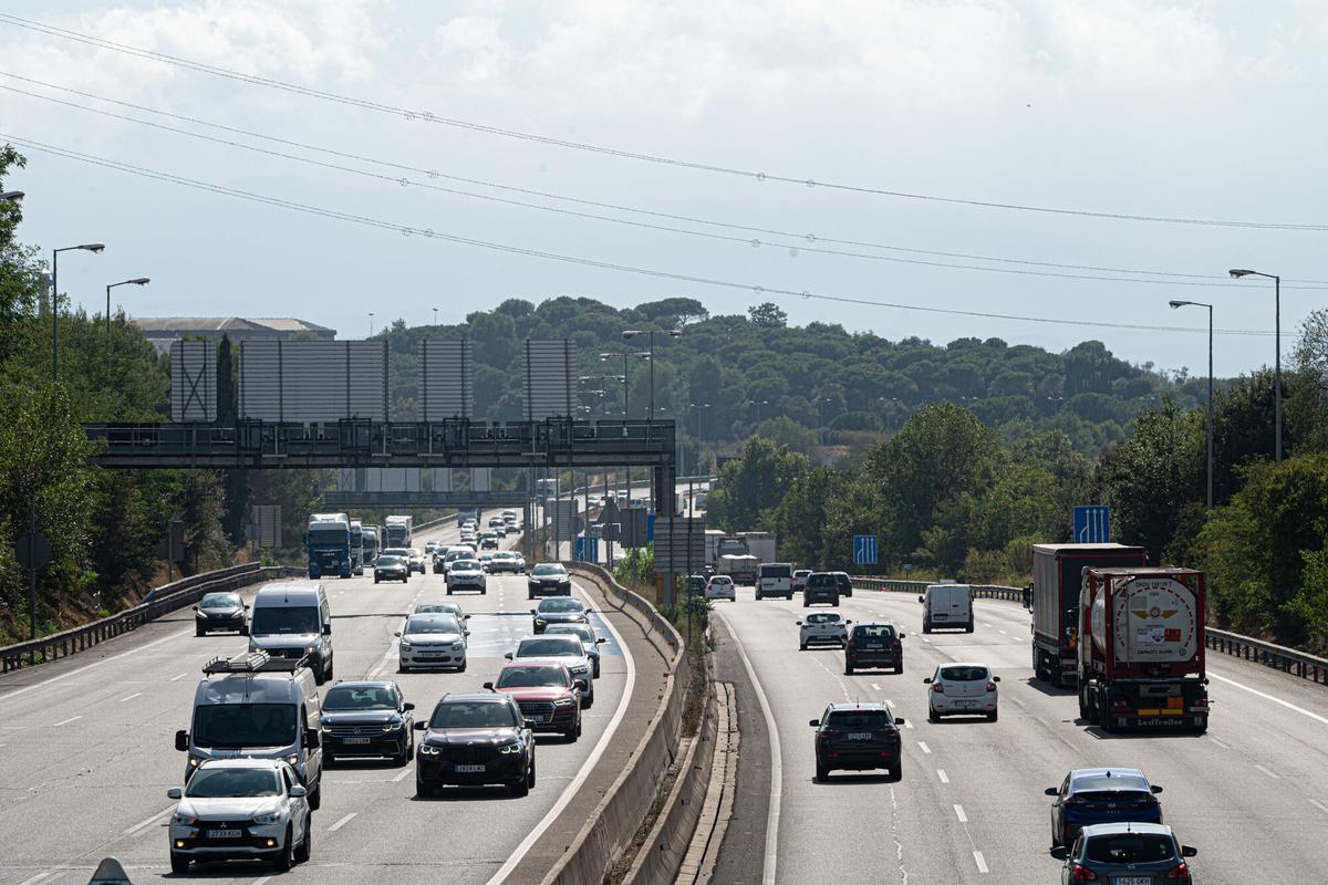 AP-7 a la salida La Roca del Vallés (imagen de archivo)