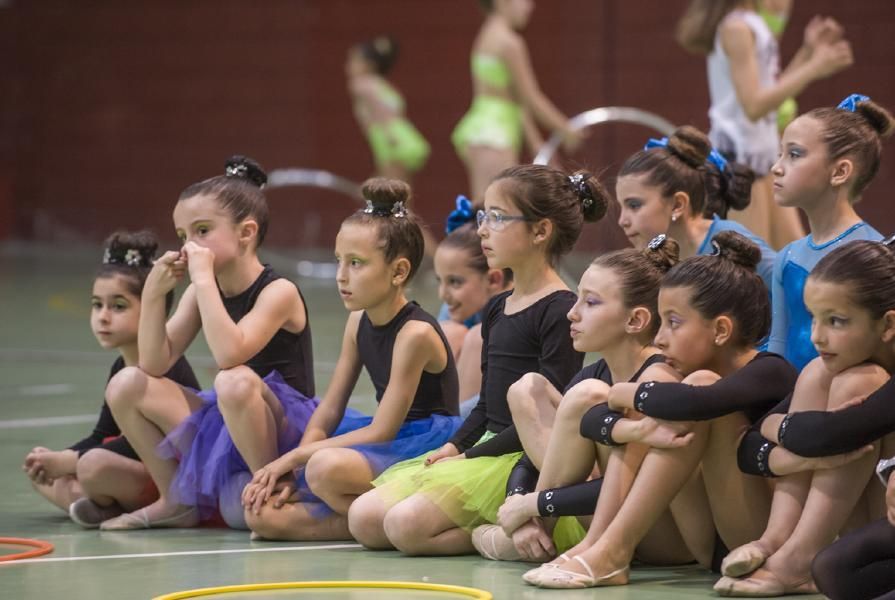 Exhibición de la Escuela de gimnasia rítmica