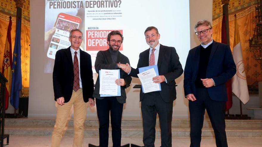 Sport y la Universitat Abat Oliba CEU presentan  el primer Máster en Periodismo Deportivo