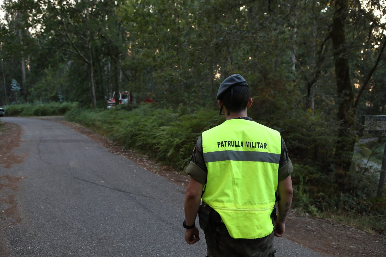 Ponteareas lucha contra el fuego