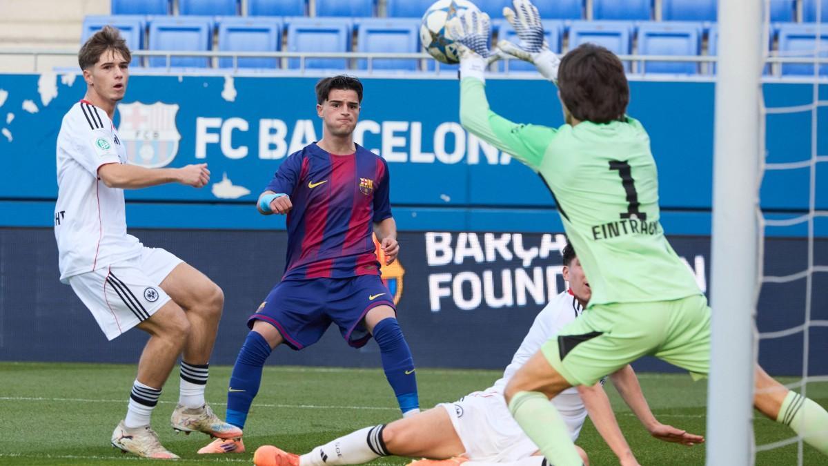 Uri Pallás ha rendido a un gran nivel en la Youth League