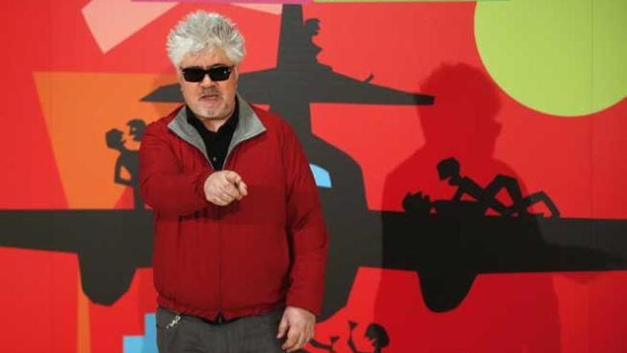 Pedro Almodóvar, durante la promoción de su film.