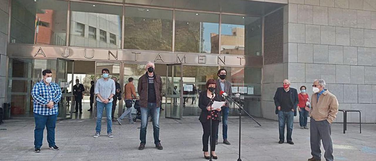 El viernes también se celebró la lectura de un manifiesto. | INFORMACIÓN