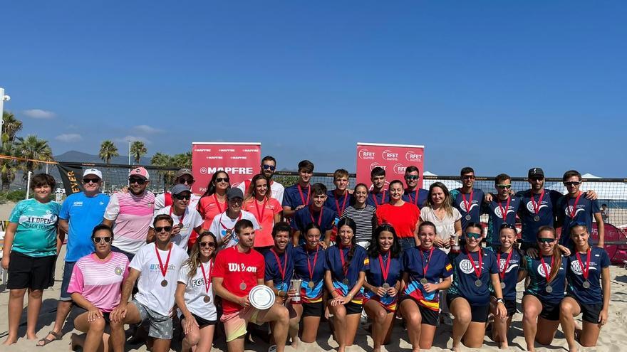 El tenis playa echa raíces en Castellón: sede, tres años más, del campeonato de España