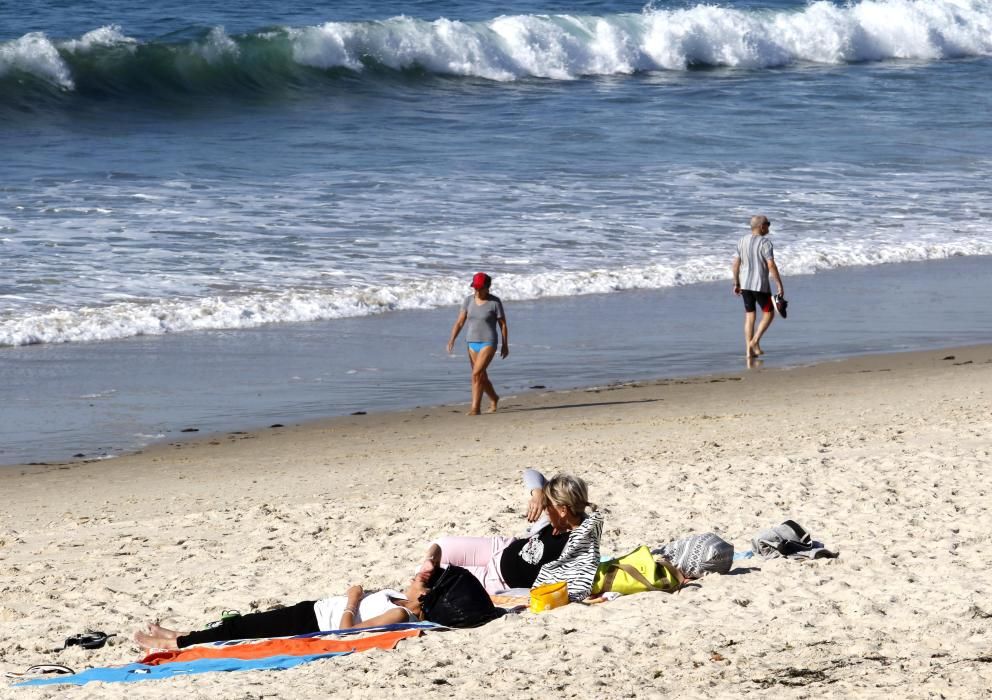 El calor vuelve a Vigo a las puertas de noviembre