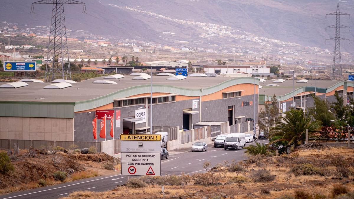 Vista parcial del Polígono Industrial Valle de Güímar. | ARTURO JIMÉNEZ