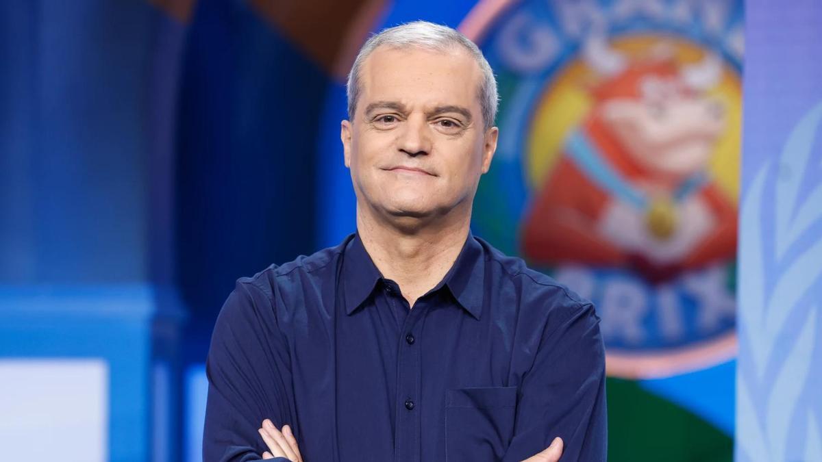 Ramón García, presentador del 'Grand Prix'.