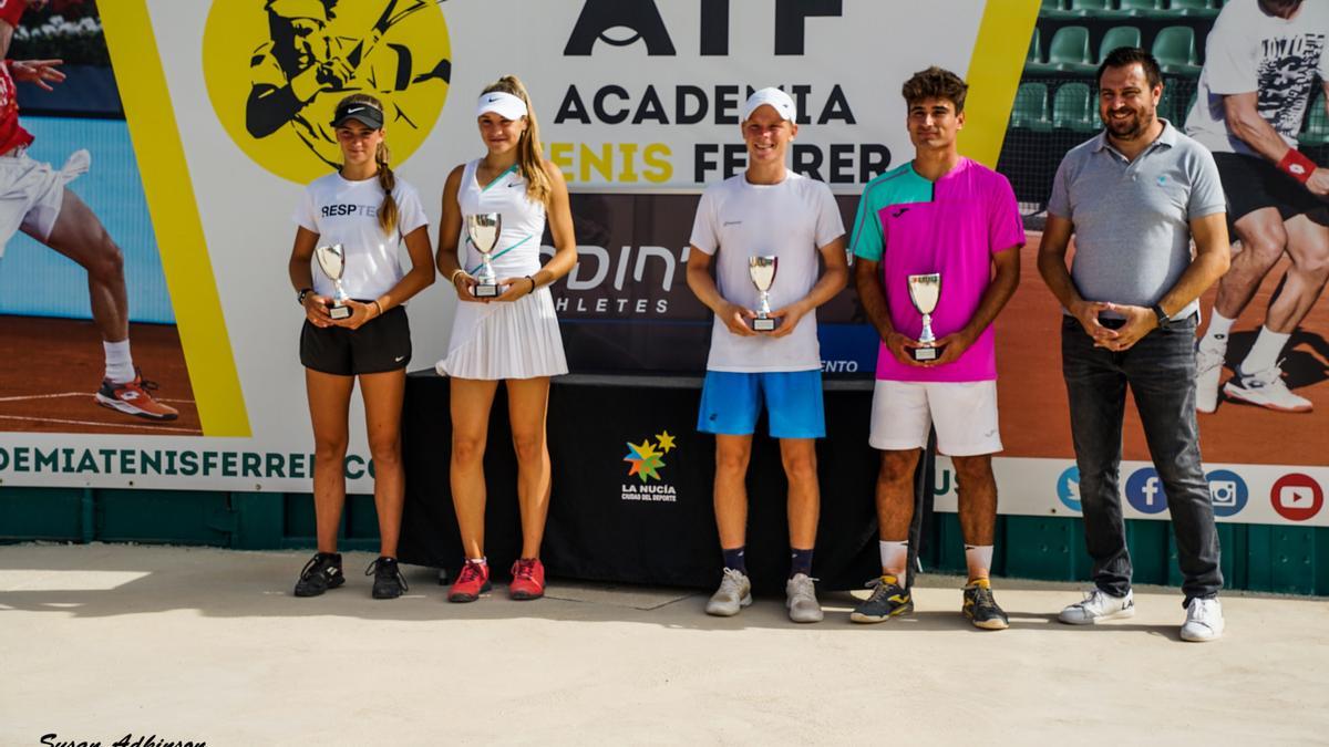 Los tenistas españoles Claudia Ferrer y Joan Torres han sido los ganadores del “Torneo David Ferrer Júnior 2022 G5” Sub-18 del circuito ITF World Tennis Tour Júnior.