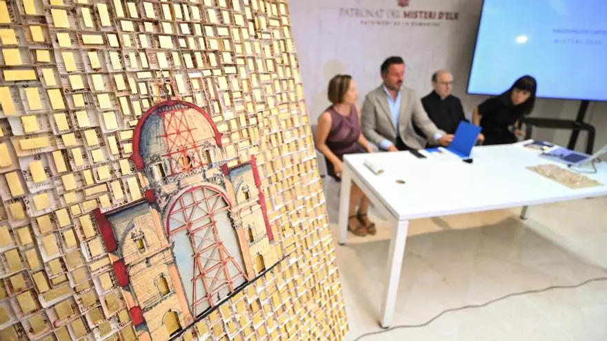 Así es el conceptual cartel del Misteri d´Elx 2026 de la artista Luisa Pastor