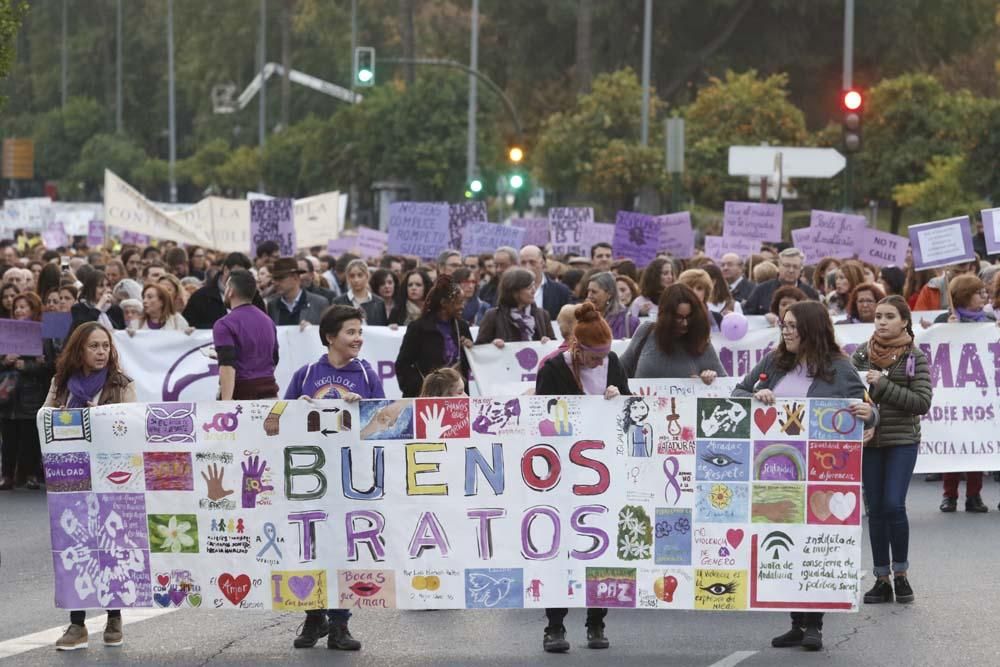 25N Manifestación contra la violencia hacia las mujeres.