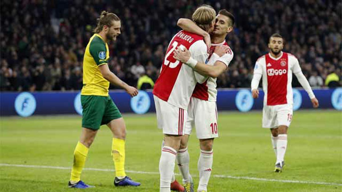 El Ajax y Tadic siguen de dulce