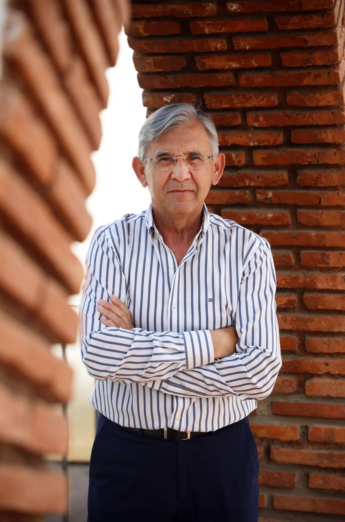 Luis Utrilla, presidente provincial de Cruz Roja Málaga. | ÁLEX ZEA