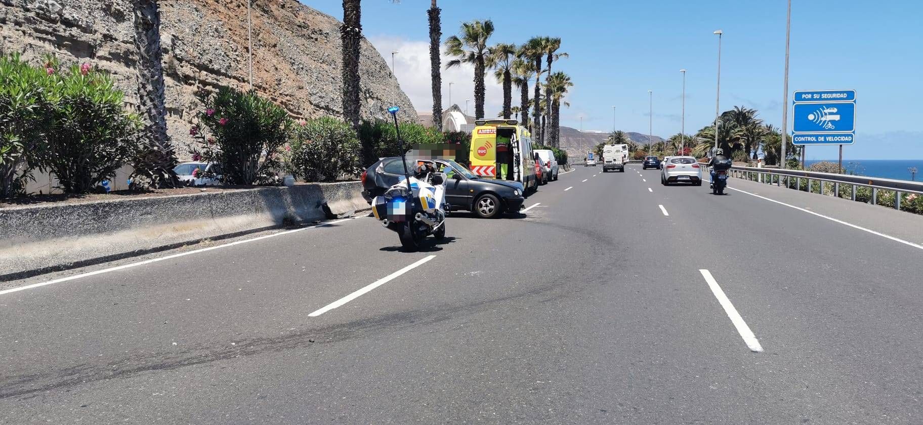 Colisión en la autovía del Norte