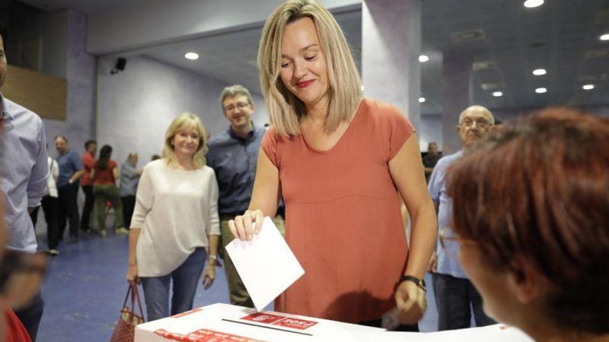 Pilar Alegría consigue un 49% de los votos y tendrá que acudir a la segunda vuelta