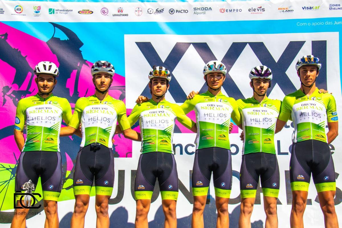 Carlos Tienda, Juan Silva, Rubén Cepeda, Sergio Soler, Daniel Calvente, Roberto Rodríguez, en Loulé.