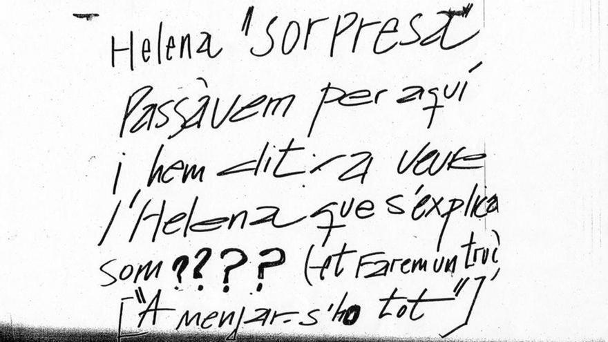 El juez ordena buscar posible restos de ADN en los anónimos que recibió Helena Jubany