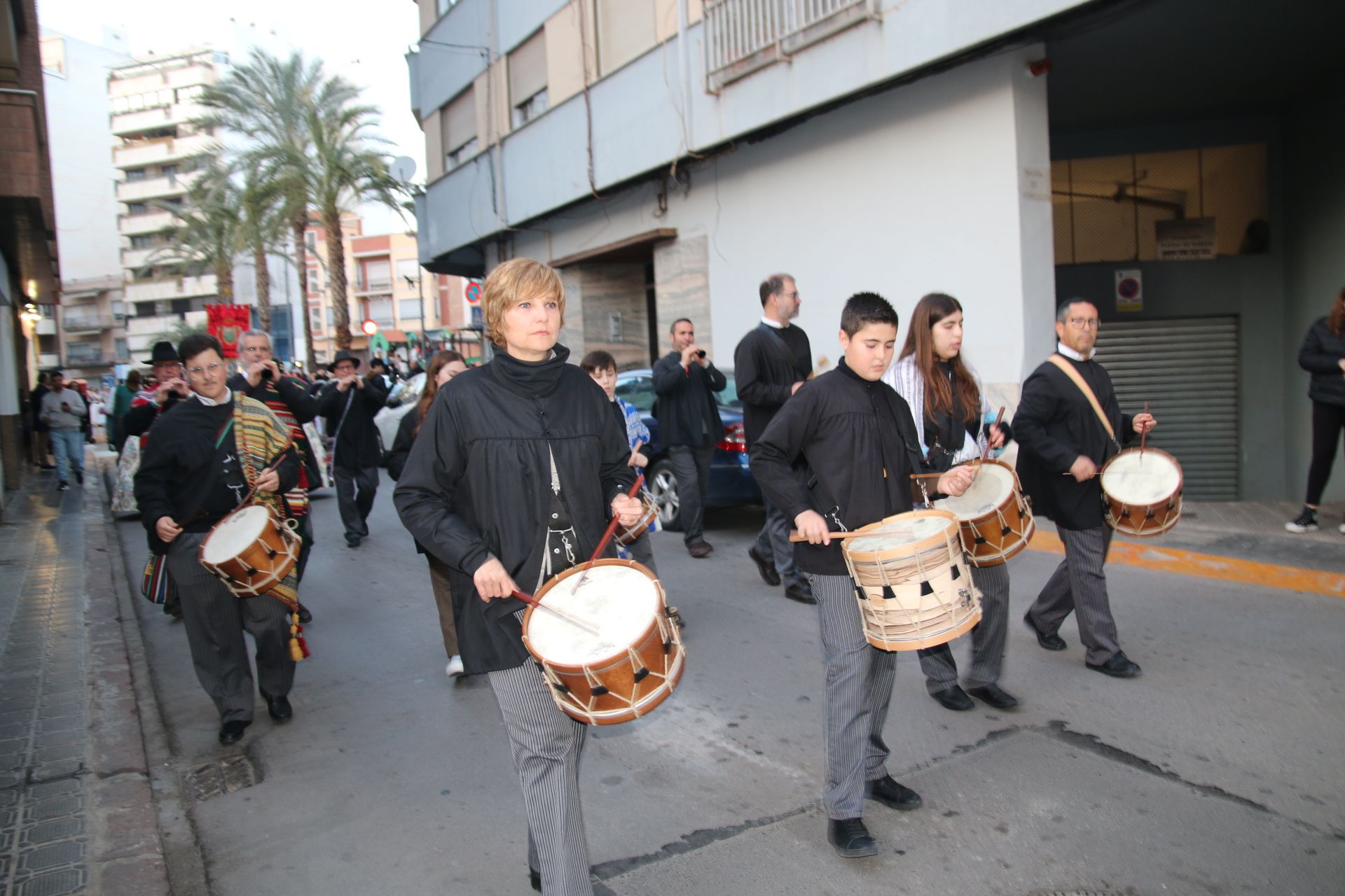 Las mejores imágenes del 'Pregó' y la 'Crida' de las Fallas de Burriana 2025