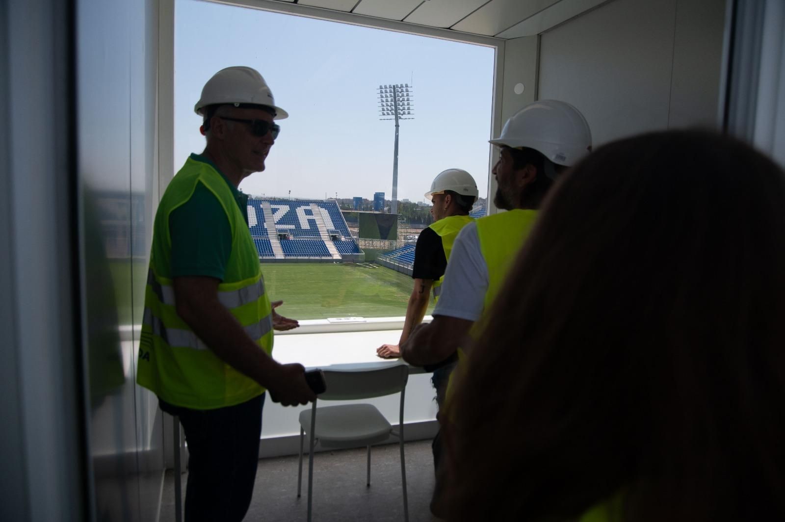 En imágenes | Así está el Ibercaja Estadio a pocos días de su inauguración en un amistoso