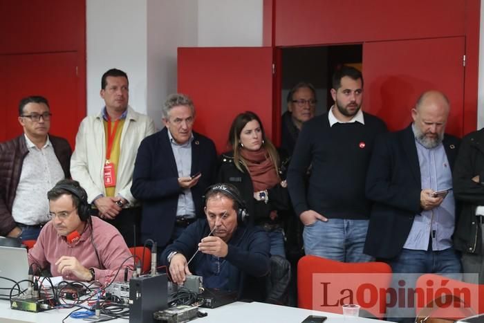 Así fue la noche electoral en la sede del PSOE en la Región de Murcia