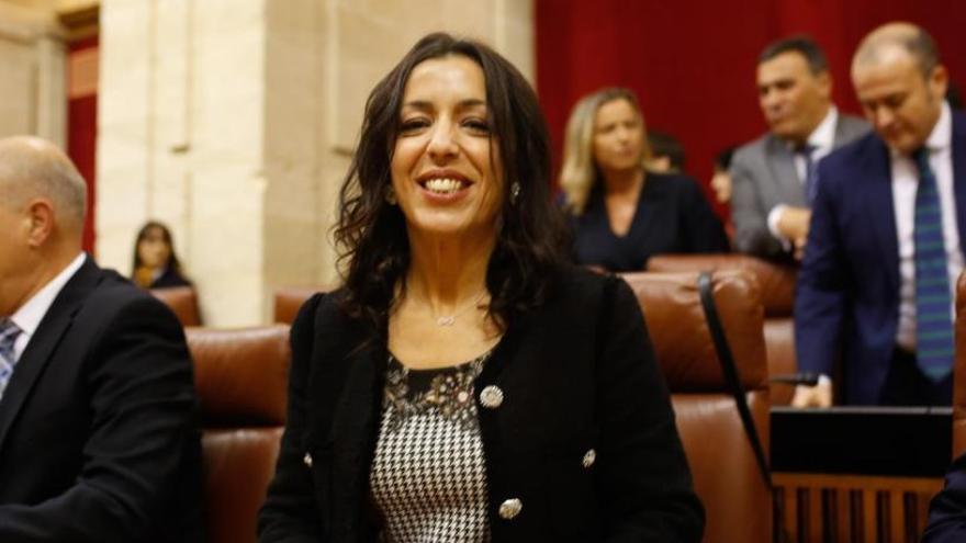 Marta Bosquet, al Parlament d&#039;Andalusia.