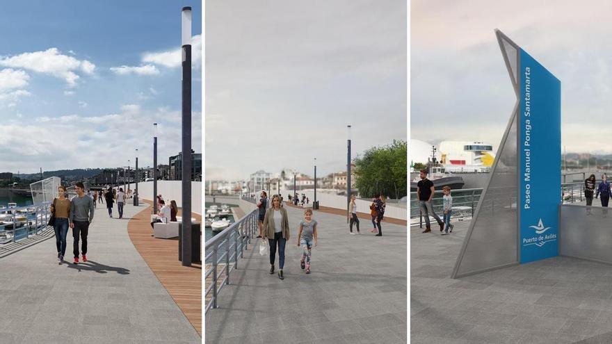 El puerto da un giro a la estética del paseo de la ría en su apuesta por recuperarlo para la ciudad