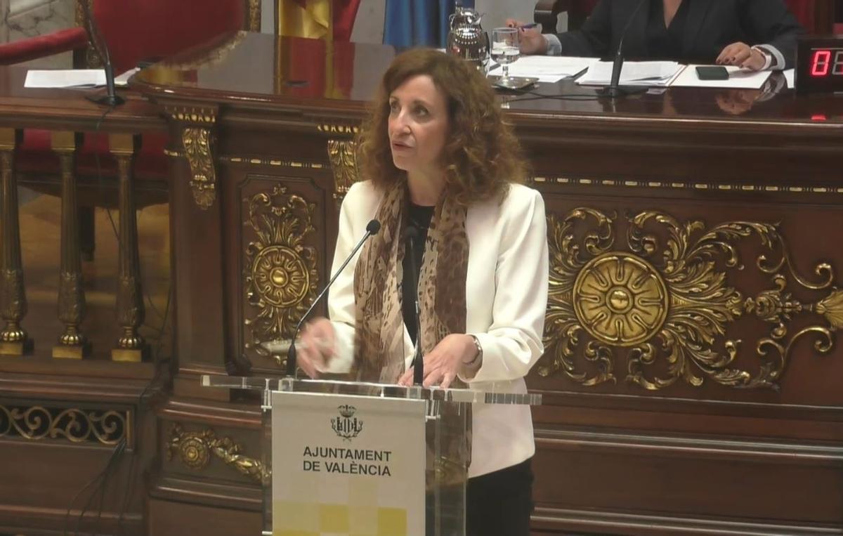 Maite Ibáñez, en su intervención
