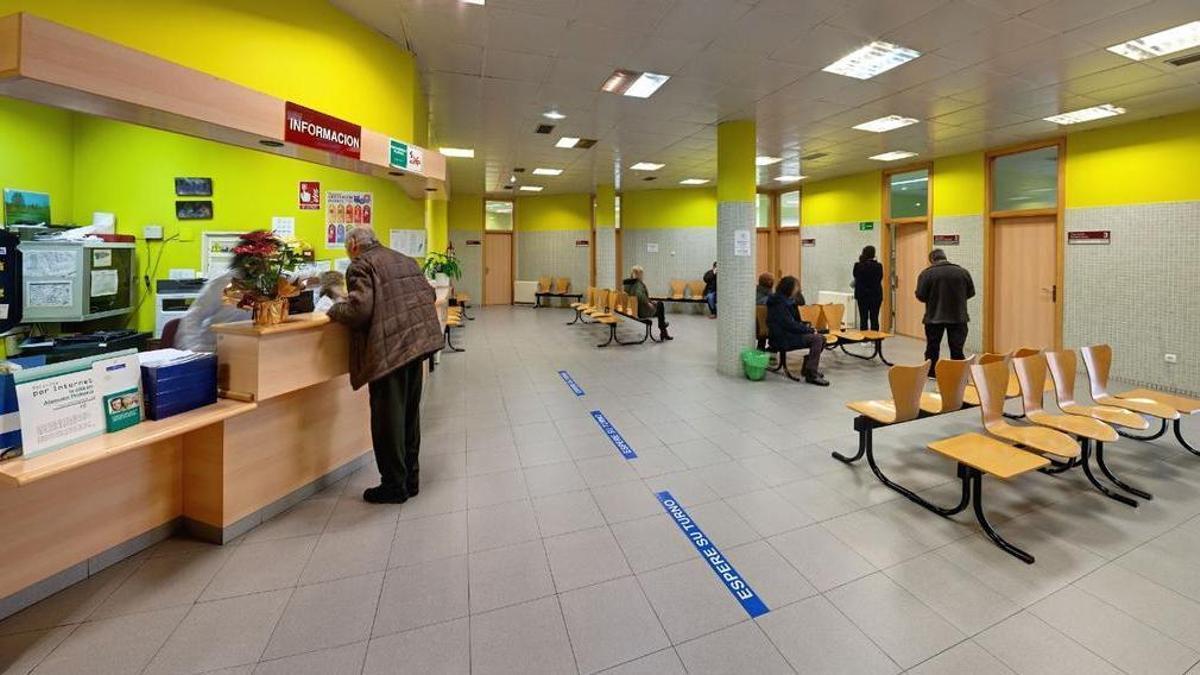 El interior del Centro de Salud de El Berrón