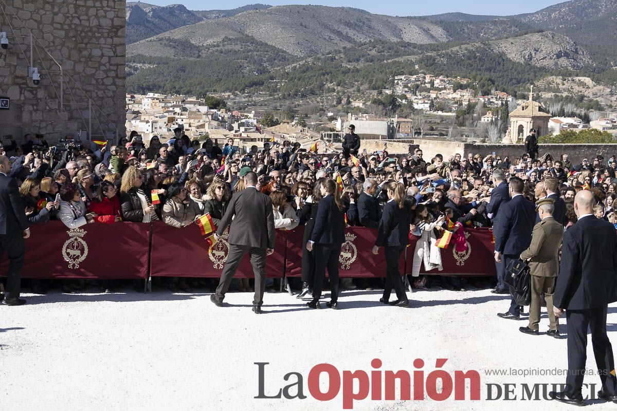 Visita de los reyes de España a Caravaca (explanada de la Basílica)