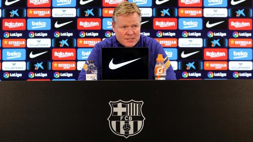 El entrenador del Barcelona, Ronald Koeman