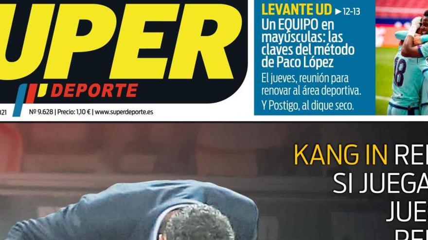 La portada de SUPER del martes