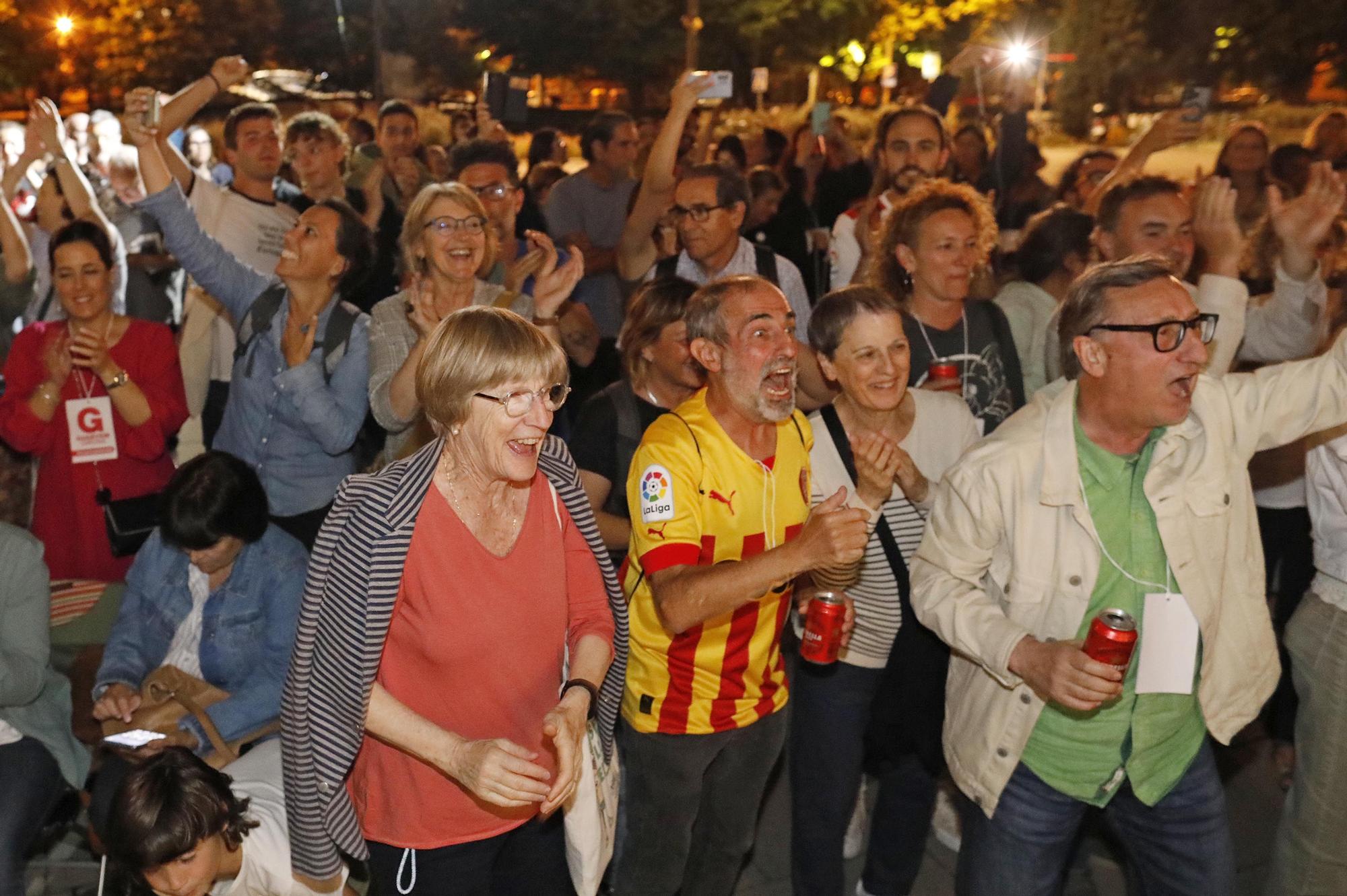 Guanyem Girona celebra els resultats a les eleccions municipals