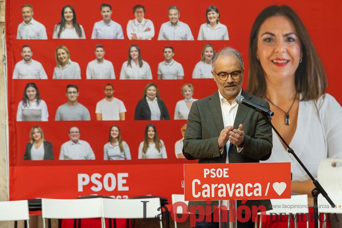 Descubre la lista del PSOE a la alcaldía de Caravaca