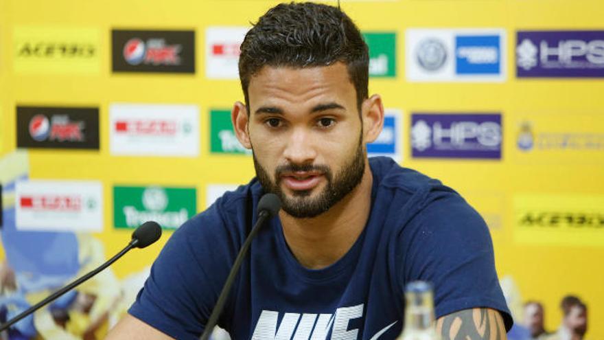 El brasileño Willian José Da Silva, en la sala de prensa de Barranco Seco.