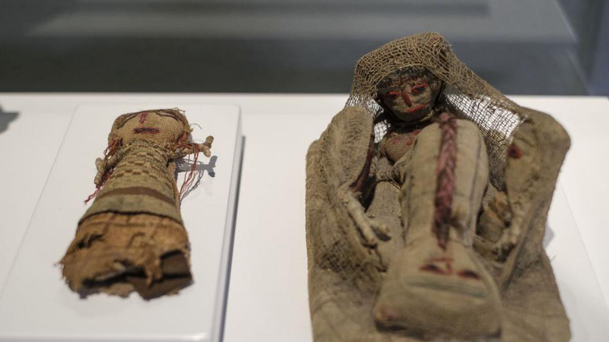 Las muñecas precolombinas de cultura incaica donadas por Carlos Sánchez. | | LP/DLP