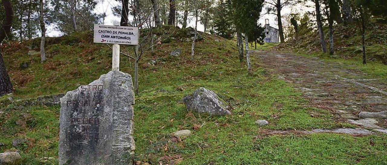 Castro Penalba, en Campo Lameiro, cuyo proyecto de musealización se cerrará en breve. // Gustavo Santos