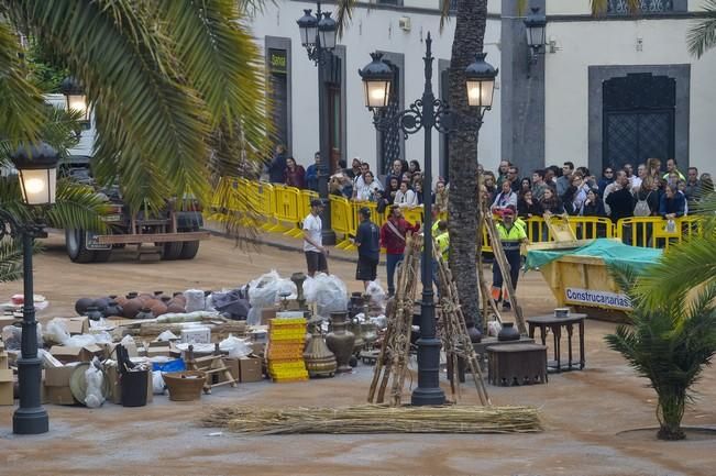 Decorados para la película Allied, en calle ...