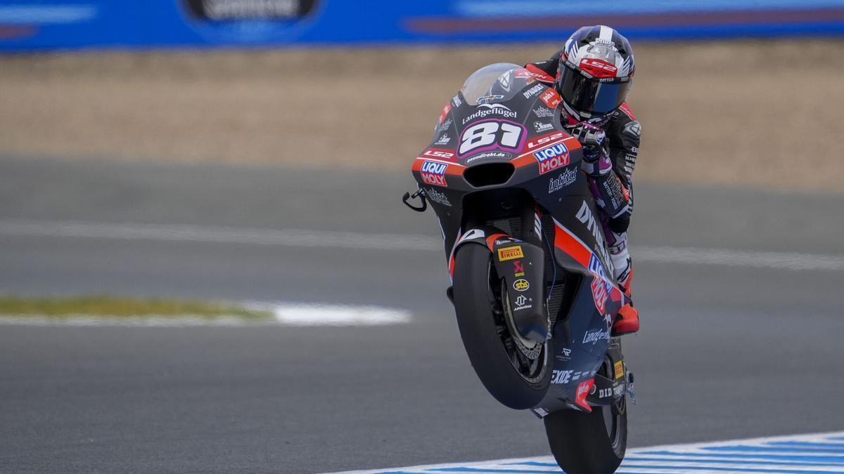 El piloto australiano de Moto2 Senna Agius.