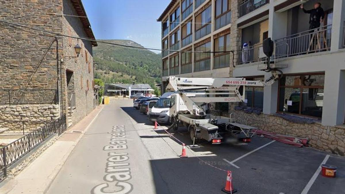 Carrer Barcelona de Bellver de Cerdanya