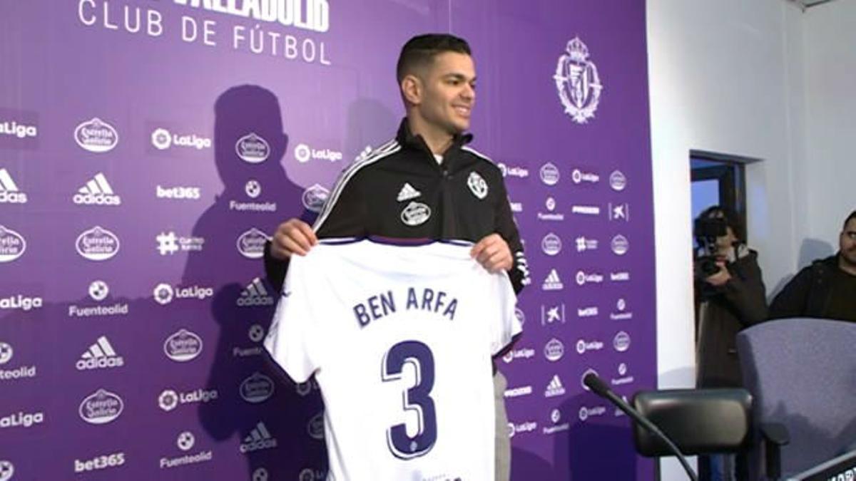 Ben Arfa ha sido presentado como jugador de Valladolid