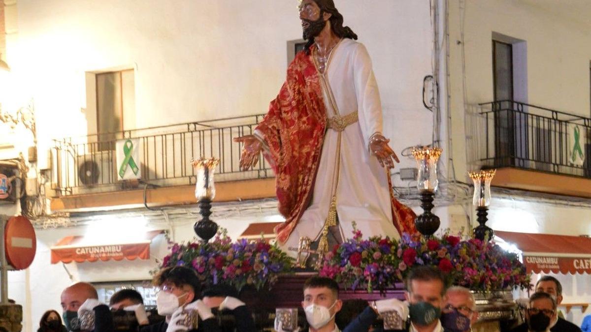 El Via Crucis de Jesús Orando en el Huerto marcó el inicio de los actos de Semana Santa 2022.