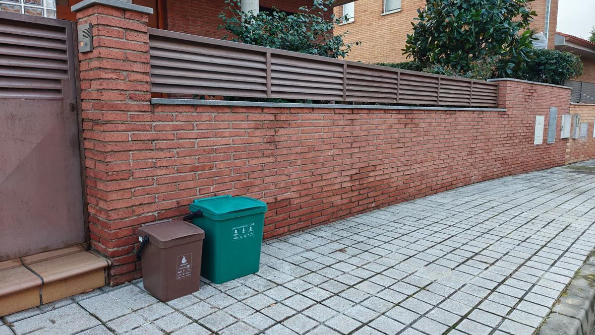 Un cubells del porta a porta a Cassà.