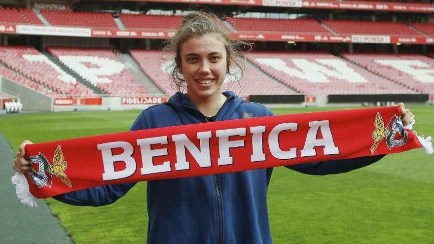 &#039;Pauleta&#039;, en su presentación con el Benfica. // @SLBenfica