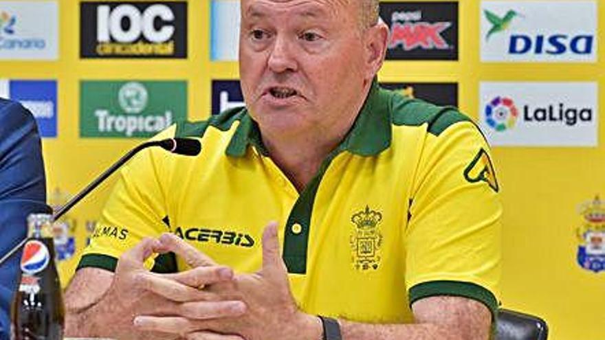 Pepe Mel, entrenador de Las Palmas.