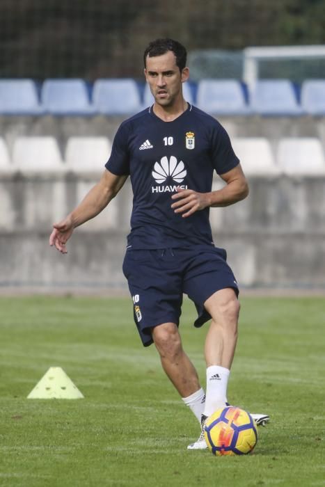 Entrenamiento del Oviedo previo al Lugo