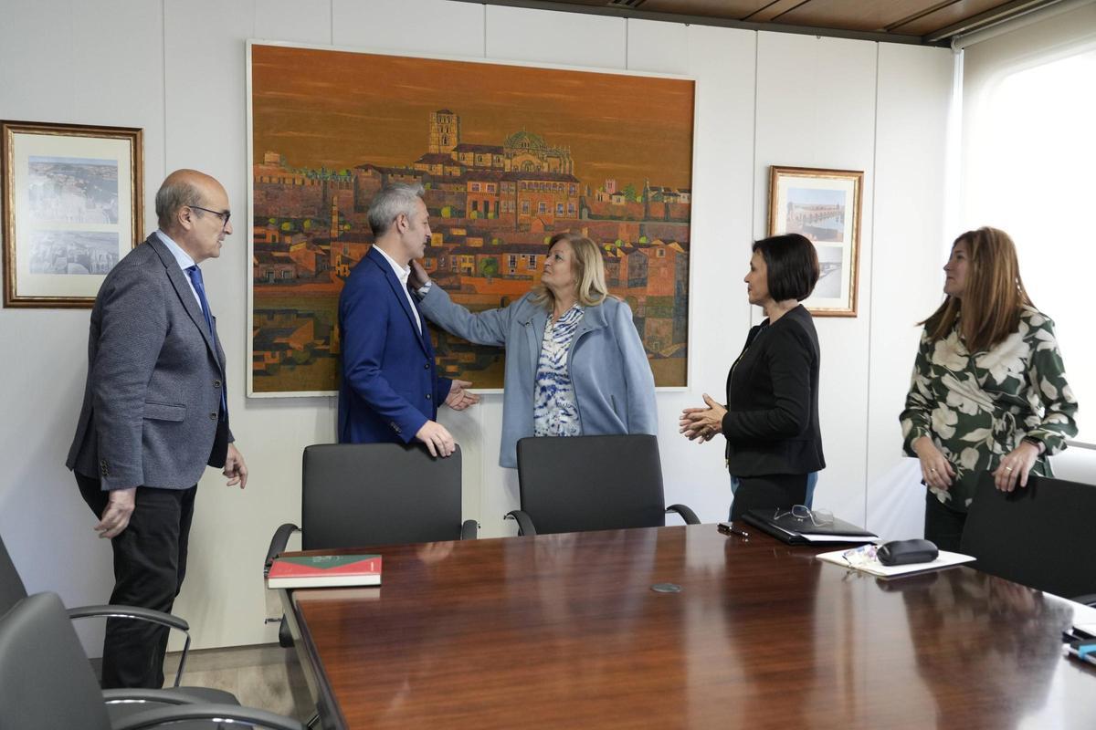 Reunión institucional en la Delegación Territorial de la Junta en Zamora.