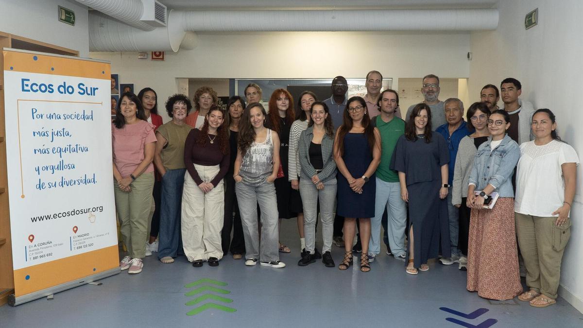 La ONG Ecos do Sur cumple 35 años en A Coruña: "Ahora mismo no podemos dar por garantizados los derechos que para nosotros eran intocables"