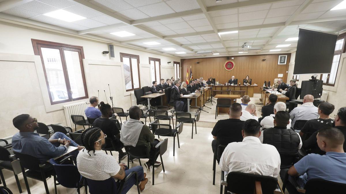 Juicio al clan de los Benabad este lunes en la Audiencia de Palma.