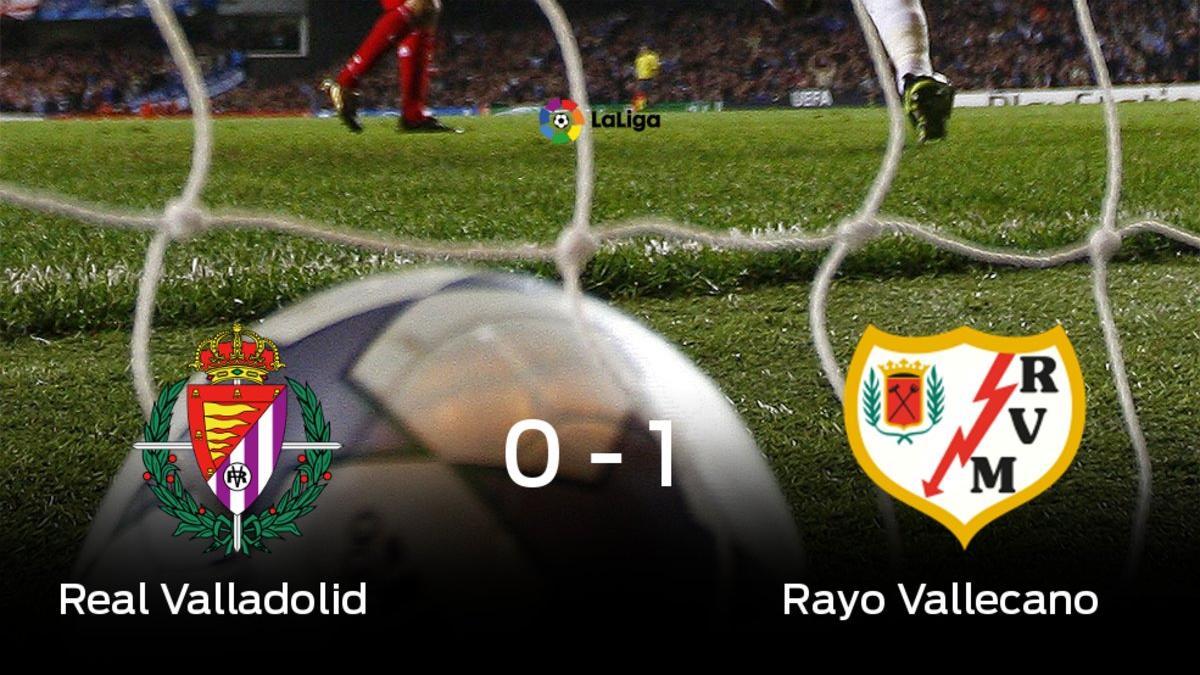 El Rayo Vallecano derrotó a el Real Valladolid por 0-1